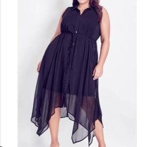 Arna York Shirt Dress Sara MIDI